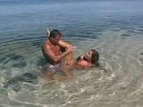 Порно на пляже